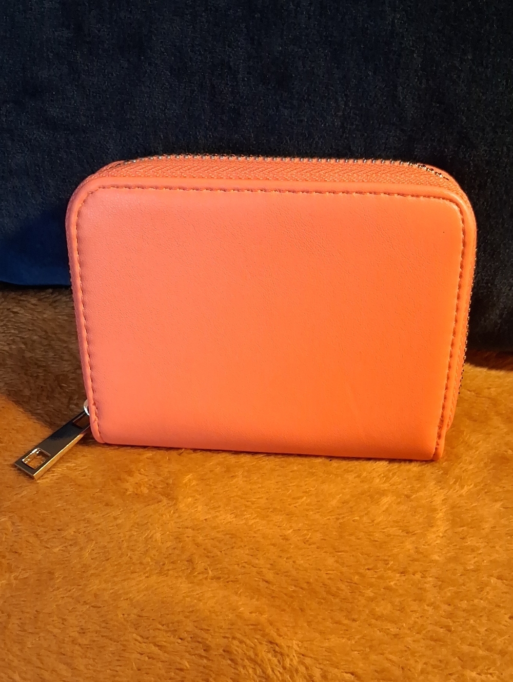 a new day Coral Zip Card Wallet